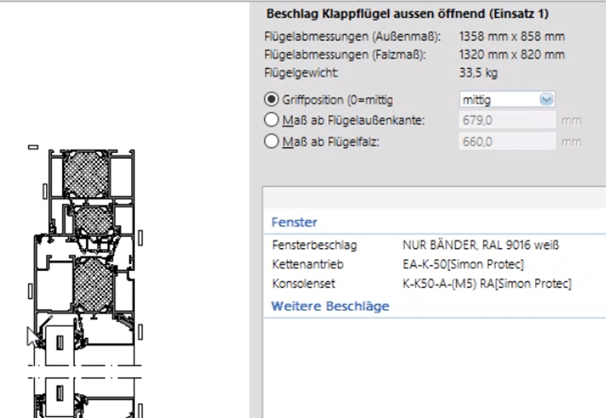 Chain actuators EA-K now available for LogiKal